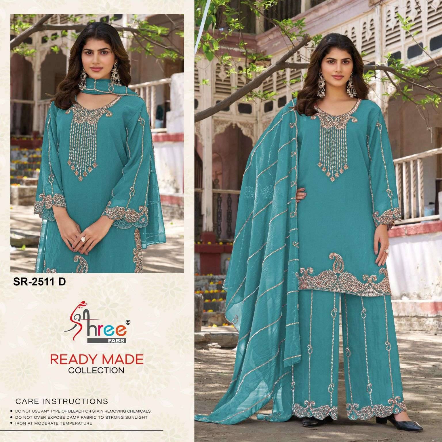 2511 Colors BY Shree fabs 2511 a TO 2511 d SERIES Pakistani Stylish Beautiful Colourful Printed & mass chiffon readymade Dresses At Wholesale Price